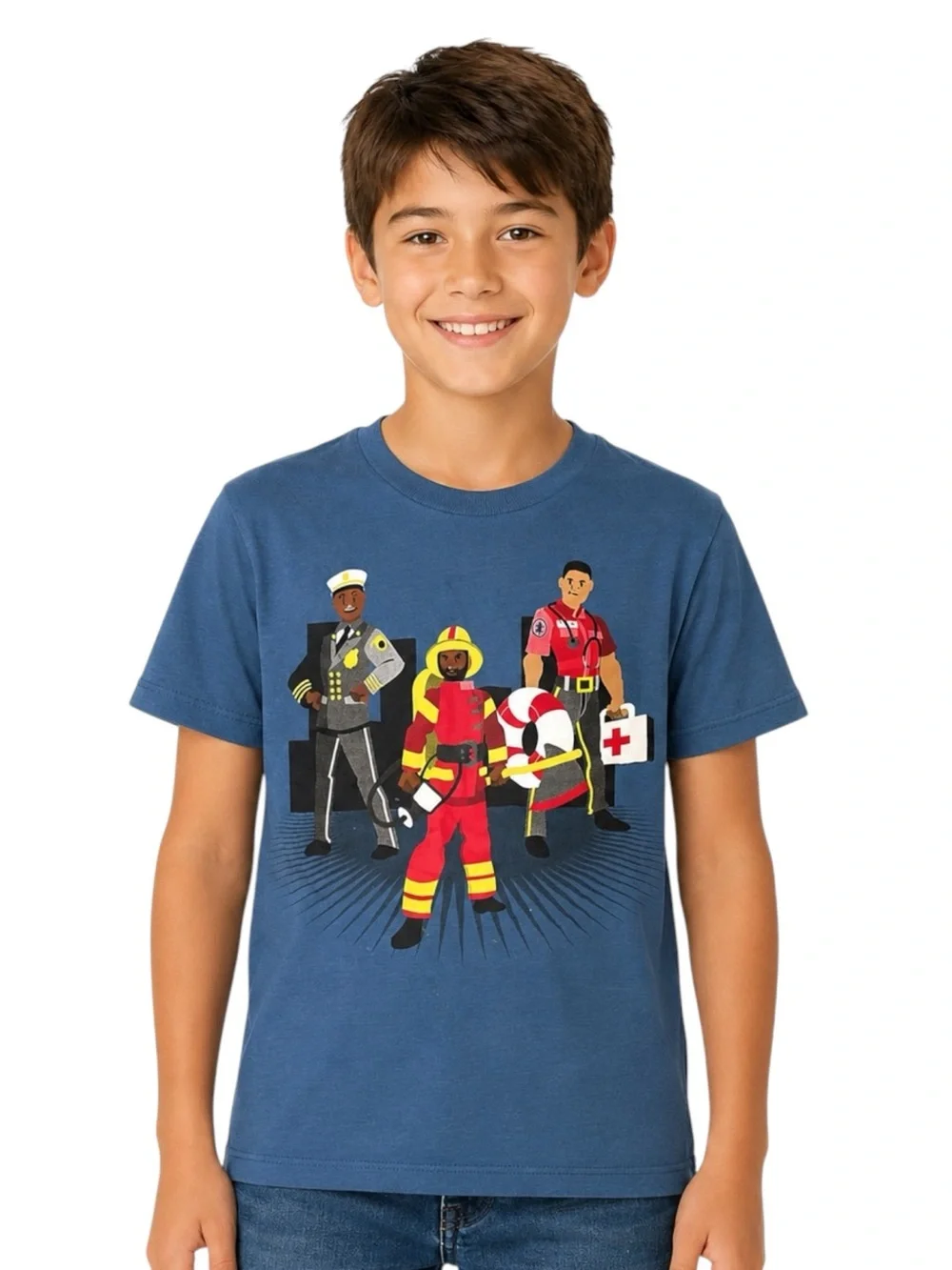 The Children’s Place Boys Blue Graphic Tee Size Large